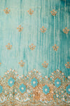 Royal Heritage Tea Green Tissue Unstitched Salwar Suit With Tissue Dupatta