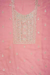 Pink Shimmer suit top embroidery