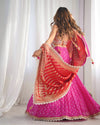 Rani Organza Sequence Lehenga Set With Readymade Blouse (Ft:- Arti Chauhan)