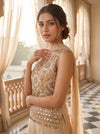 Tussar Net Readymade Suit And Sharara with Organza Dupatta