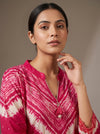 Timeless Elegance Rani Red Cotton Readymade Suit And Pant