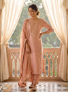 Stunningly Unique Onion Banarasi Silk Unstitched Salwar Suit With Silk Dupatta