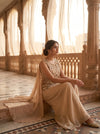 Tussar Net Readymade Suit And Sharara with Organza Dupatta
