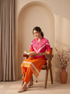 Timeless Elegance Rani Mustard Cotton Readymade Suit And Pant