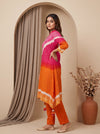 Timeless Elegance Rani Mustard Cotton Readymade Suit And Pant