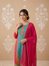 Rama Rani Tissue Readymade Suit And Plazzo With Tissue  Dupatta