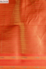 Tussar Banarasi Woven Zari Saree With Unstitched Blouse