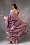 Onion Cotton Digital Printed Saree With Unstitched Blouse