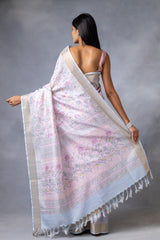 Cotton Silk Floral Print Saree