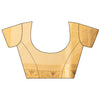 Mango Gold Organza Embellished Saree With Unstitched Blouse