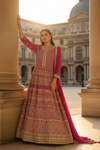 Timeless Elegance Rani Georgette Floor Length Readymade Suit With Georgette Dupatta