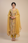 Pista Georgette Unstitched Salwar Suit With Chiffon Dupatta
