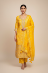 Mango Gold Dolna Unstitched Salwar Suit With Georgette Dupatta