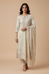 Tussar Cotton Unstitched Salwar Suit With Cotton Dupatta