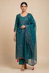 Rama Shimmer Unstitched Salwar Suit With Shimmer Dupatta