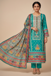 Rama Chinon Unstitched Salwar Suit With Chinon Dupatta