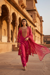 Rani Cotton Readymade Suit And Pant With Cotton Dupatta