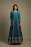 Rama Georgette Floor Length Readymade Suit With Georgette Dupatta