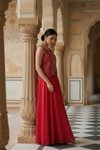 Rani Georgette Readymade Sharara Set With Georgette Dupatta