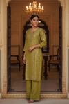 Pista Organza Tissue Readymade Suit & Palazzo Pant With Organza Dupatta