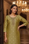 Pista Organza Tissue Readymade Suit & Palazzo Pant With Organza Dupatta