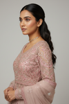 Gajari Net Lehenga Set And Net Dupatta With Readymade Blouse
