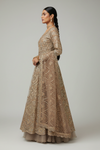 Tussar Net Lehenga Set And Net Dupatta With Readymade Blouse