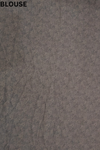 Grey Chinon Saree With Unstitched Blouse