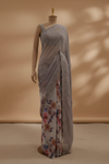 Tussar Georgette Saree With Unstitched Blouse