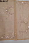 Tissue Tussar Saree With Unstitched Blouse