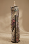 Olive Georgette Saree With Unstitched Blouse