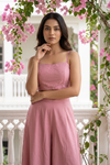 Gajari Crepe Readymade Sharara Set With Shrug