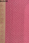 Gajari Chinon Saree With Unstitched Blouse