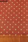 Gajari Soft Twill Saree With Unstitched Blouse