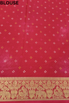 Maroon Chiffon Saree With Unstitched Blouse