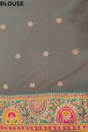 Rani Banarasi Silk Saree With Unstitched Blouse