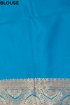 Peacock Banarasi Silk Saree With Unstitched Blouse