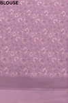 Mauve Georgette Saree With Unstitched Blouse