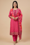 Timeless Elegance Rani Dola Readymade Suit Set With Dola Dupatta
