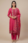 Timeless Elegance Rani Dola Readymade Suit Set With Dola Dupatta