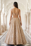 Timeless Beauty Tussar Organza Lehenga Set And Net Dupatta With Readymade Blouse