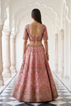 Glow Different Gajari Silk Lehenga Set And Net Dupatta With Readymade Blouse