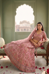 Glow Different Gajari Silk Lehenga Set And Net Dupatta With Readymade Blouse