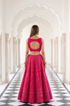 Timeless Elegance Rani Dola Lehenga Set And Net Dupatta With Readymade Blouse