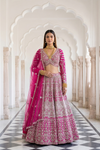 Timeless Elegance Rani Silk Lehenga Set And Net Dupatta With Readymade Blouse