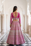 Timeless Elegance Rani Silk Lehenga Set And Net Dupatta With Readymade Blouse