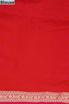 Timeless Elegance Rani Banarasi Silk Saree With Unstitched Blouse