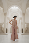 Gajari Tissue Readymade Sharara Set With Georgette Dupatta
