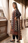 Black Cotton Readymade Suit And Plazzo with Cotton Dupatta