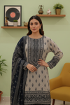 Tussar Crepe Readymade Sharara Set With Crepe Dupatta